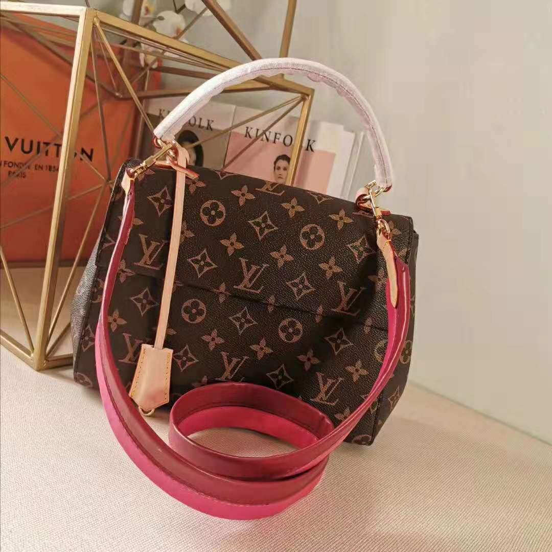 Louis Vuitton LV Women Cluny BB Handbag in Monogram Canvas-Rose