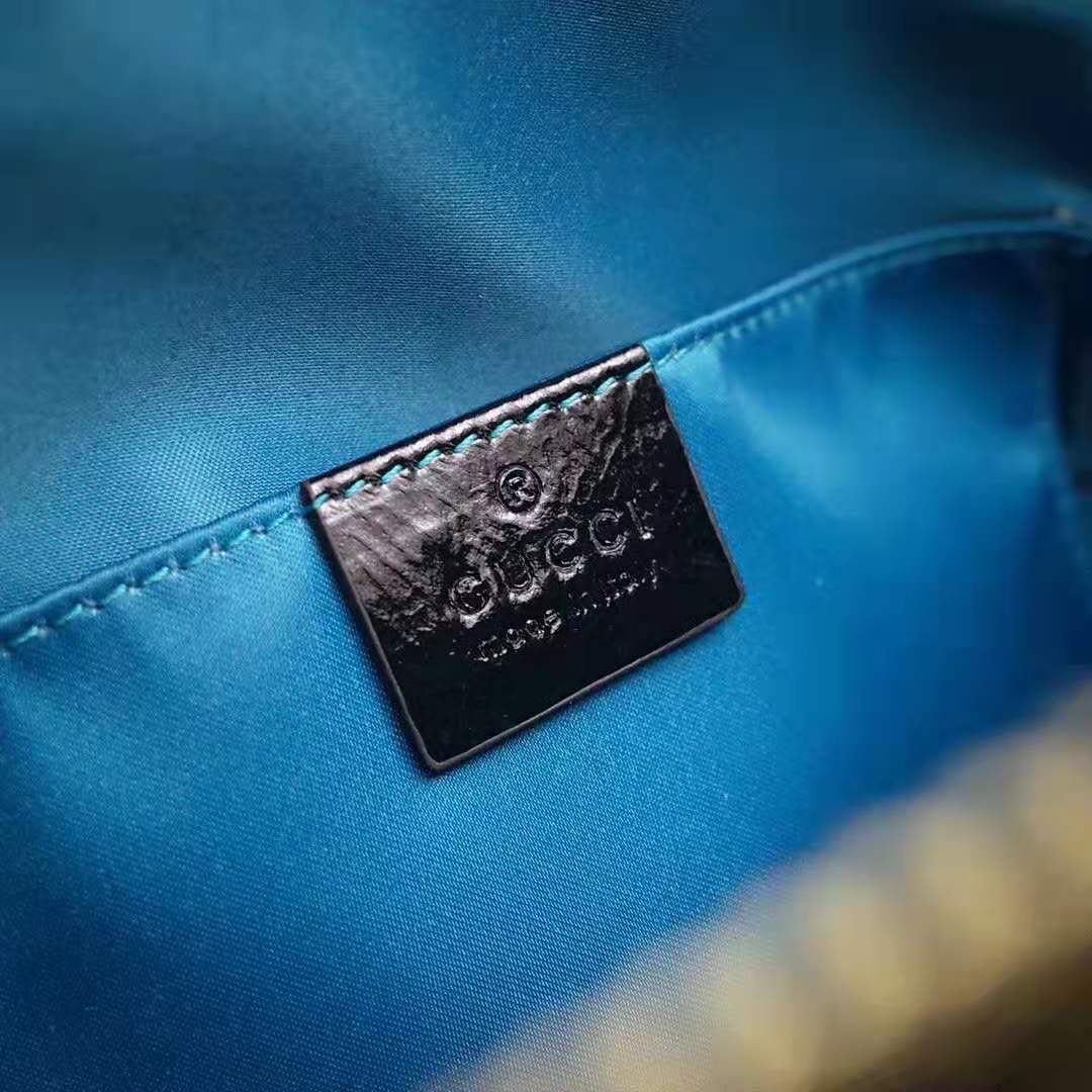 Gucci GG Women Ophidia Small Shoulder Bag in Black Suede Leather