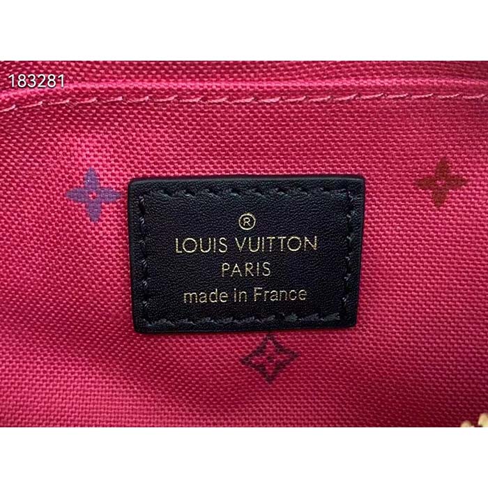 Louis Vuitton LV Women Papillon BB Handbag Midnight Fuchsia Monogram Coated Canvas