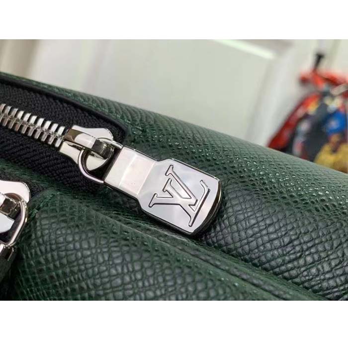 Louis Vuitton LV Unisex Avenue Slingbag NM Vert Laurier Green Taiga Cowhide Leather