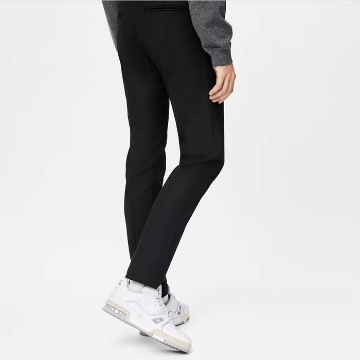 Louis Vuitton Unisex LV Trainer Sneaker White Grained Calf Leather Rubber Initials Monogram Flowers