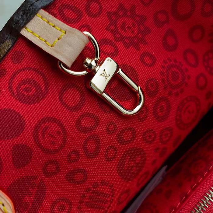 Louis Vuitton LV Women LV x YK OnTheGo MM Monogram Coated Canvas Faces Embroidery