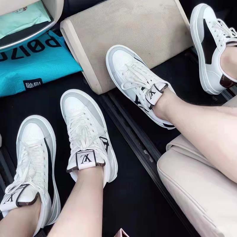 Louis Vuitton Unisex Charlie Sneaker Cacao Brown Mix Recycled Bio-Based Materials