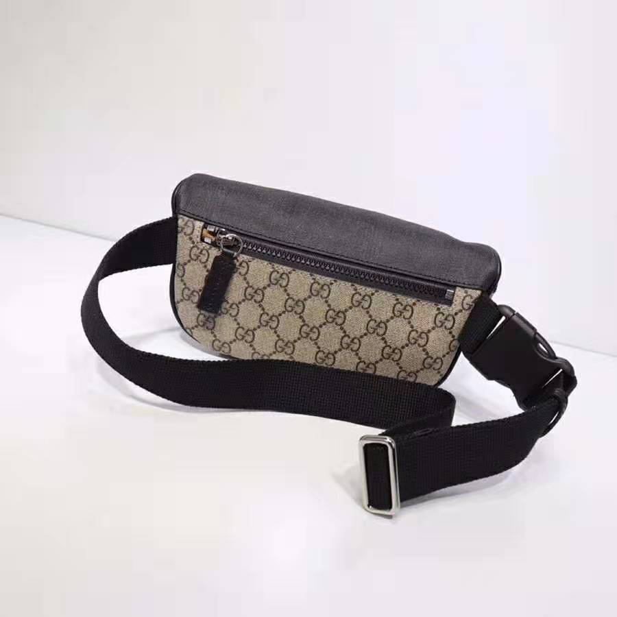 Gucci GG Unisex Gucci Eden Belt Bag in Beige/Ebony GG Supreme Canvas