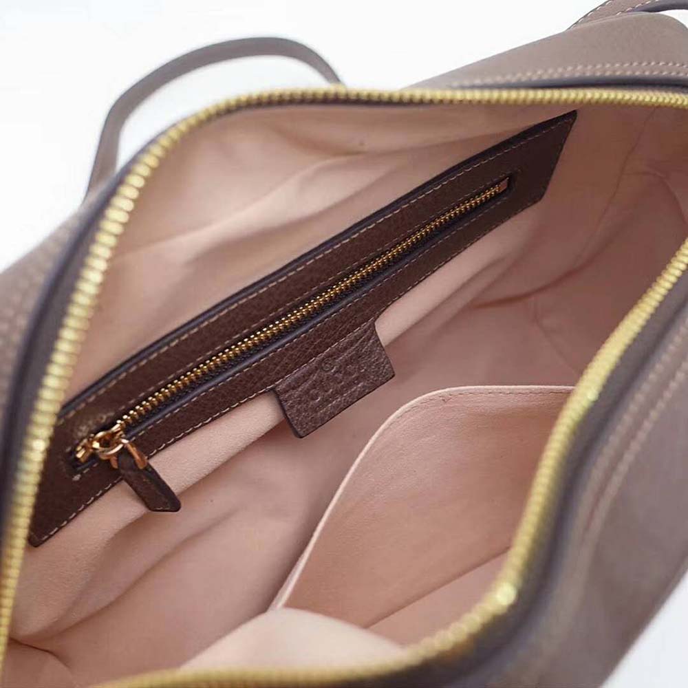 Gucci GG Unisex Ophidia GG Supreme Small Shoulder Bag-Brown