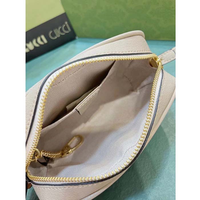 Gucci GG Women Ophidia GG Mini Bag Beige Ebony GG Supreme Canvas