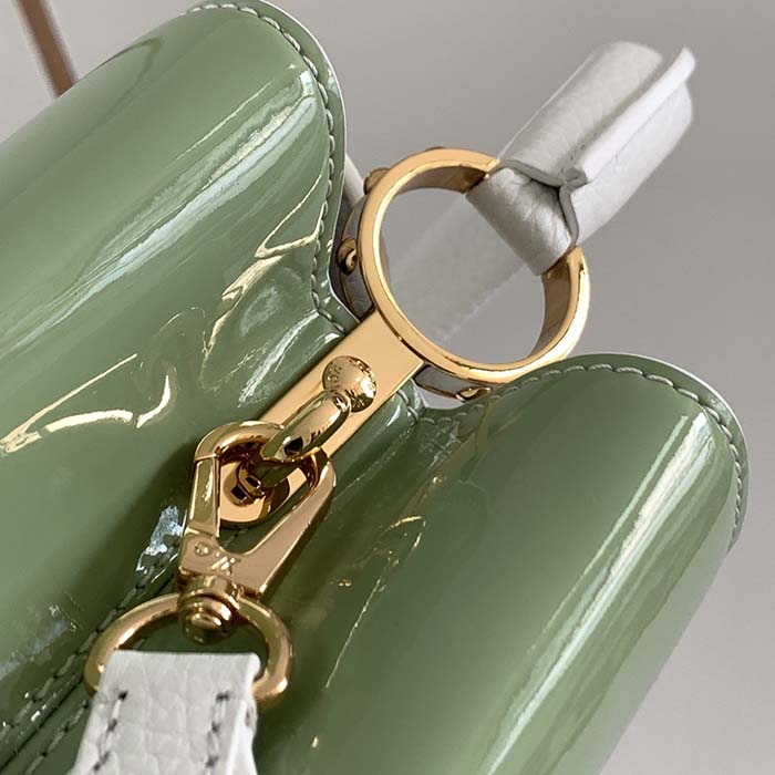Louis Vuitton LV Women Capucines Mini Handbag Taurillon Patent Leather Smooth Calfskin