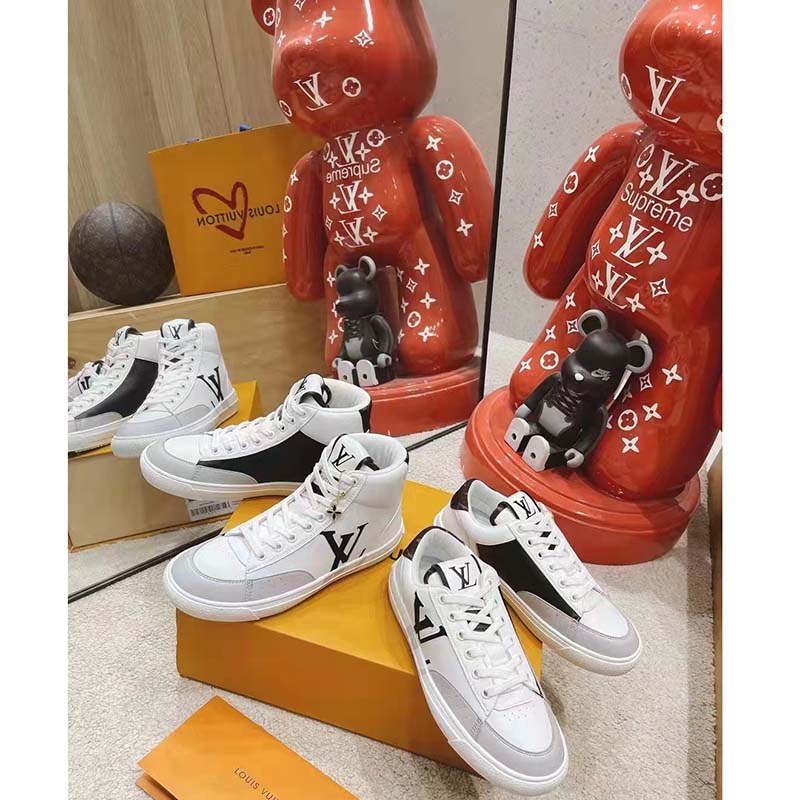 Louis Vuitton Unisex Charlie Sneaker Cacao Brown Mix Recycled Bio-Based Materials