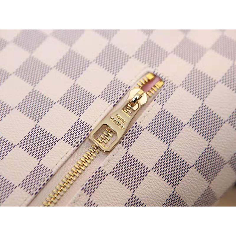 Louis Vuitton LV Women Sperone Backpack in Damier Azur Canvas-Grey