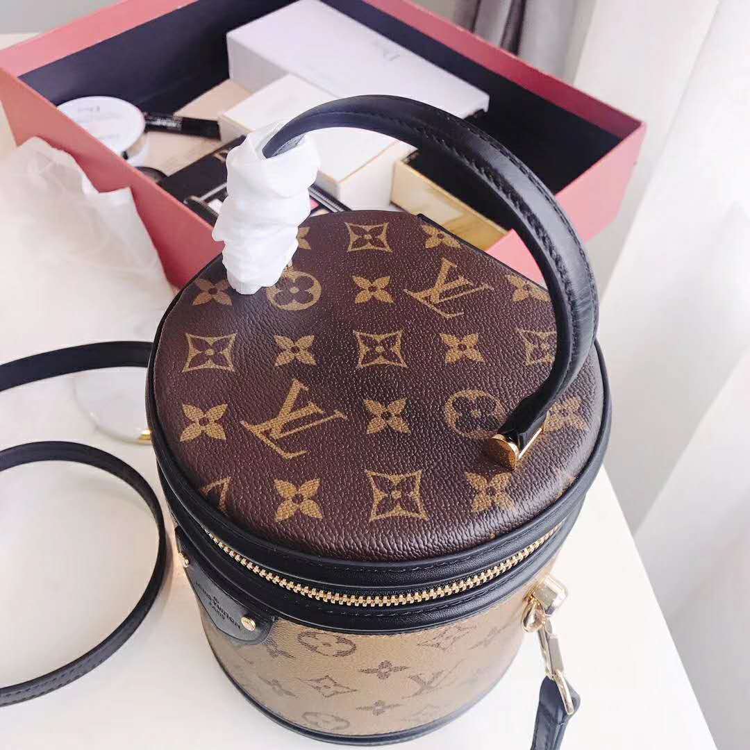 Louis Vuitton LV Women Cannes Handbag in Monogram and Monogram Reverse Coated Canvas