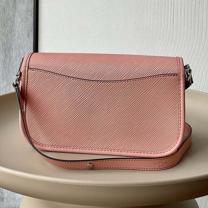 Louis Vuitton LV Women Buci Crossbody Light Pink Epi Grained Smooth Cowhide Leather