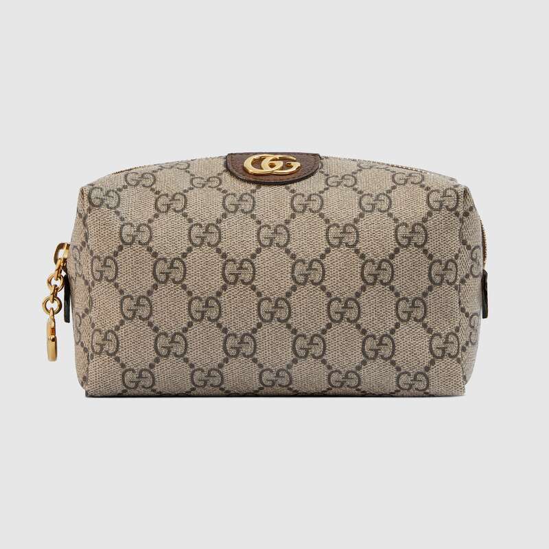 Gucci GG Unisex Ophidia GG Cosmetic Case in GG Supreme Canvas
