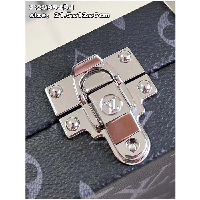 Louis Vuitton LV Unisex Neo Wallet Trunk Black Monogram Eclipse Coated Canvas