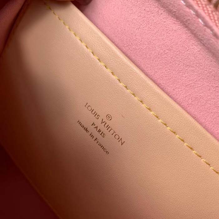 Louis Vuitton LV Women Seedy Bandoulière 20 Pink Monoglam Rose Monoglam Coated Canvas