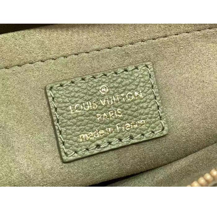 Louis Vuitton Women Multi Pochette Accessoires Light Khaki Cream Monogram Empreinte Embossed Grained Cowhide Leather