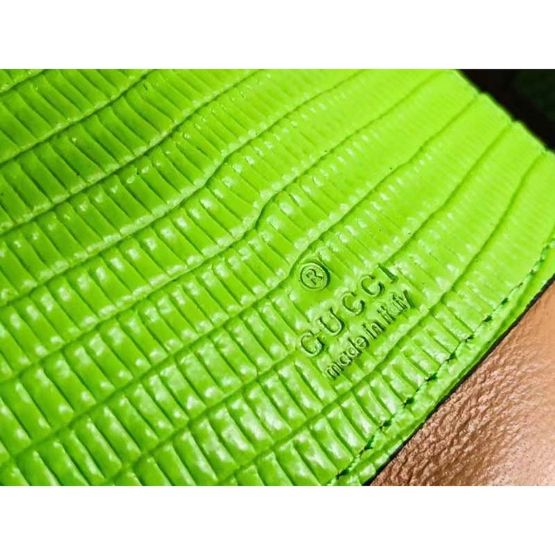 Gucci Women GG Jackie 1961 Lizard Mini Bag Pastel Green Lizard