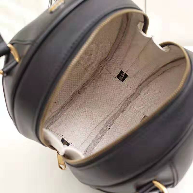 Gucci GG Unisex Basketball Shaped Tote Bag-Black