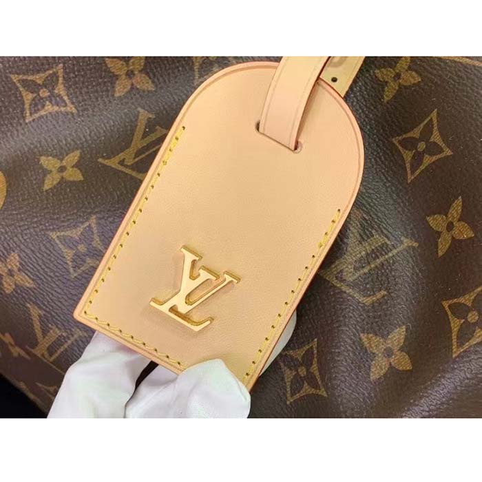 Louis Vuitton LV Unisex Atlantis GM Monogram Reverse Coated Canvas Cowhide Leather