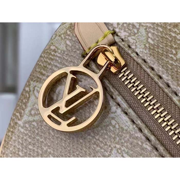 Louis Vuitton LV Women Loop PM Beige Monoglam Coated Canvas Zip Closure