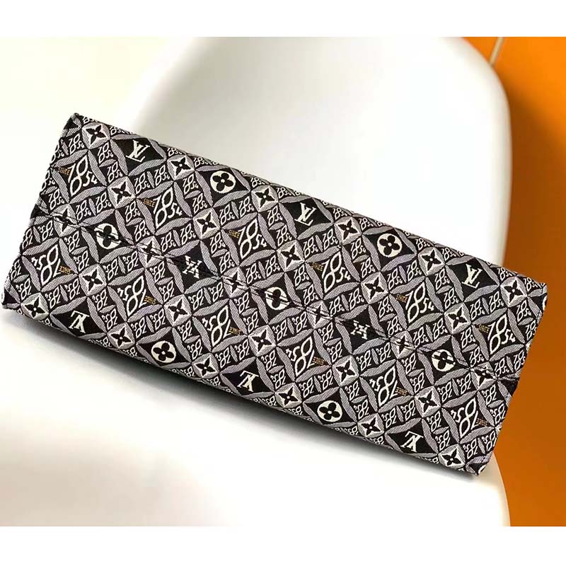 Louis Vuitton LV Unisex Since 1854 OnTheGo GM Tote Gray Cowhide Leather