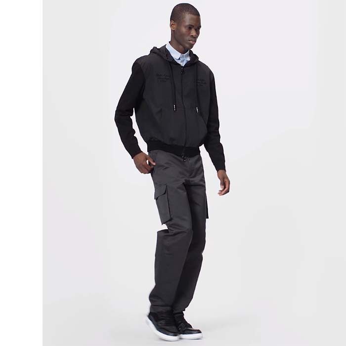 Louis Vuitton Unisex LV Trainer Sneaker Black Eclipse Monogram Canvas Rubber Flowers