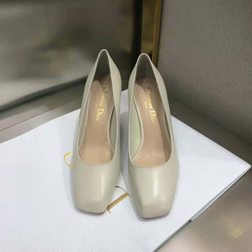 Dior Women Rhodes Pump White Calfskin