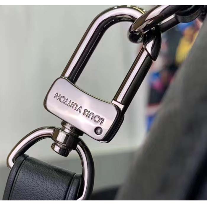 Louis Vuitton LV Unisex Nano Christopher Monogram Eclipse Coated Canvas Cowhide Leather