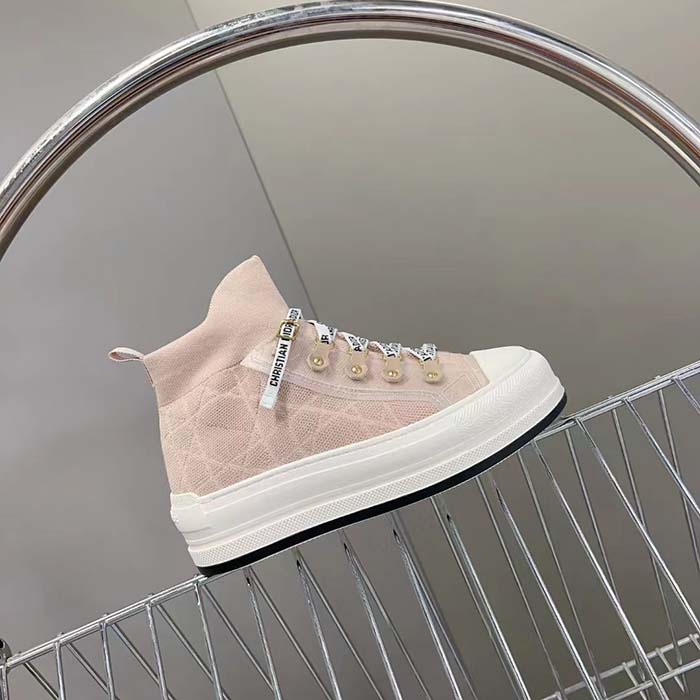 Dior Unisex CD Walk’N’Dior Sneaker Nude Macrocannage Technical Mesh