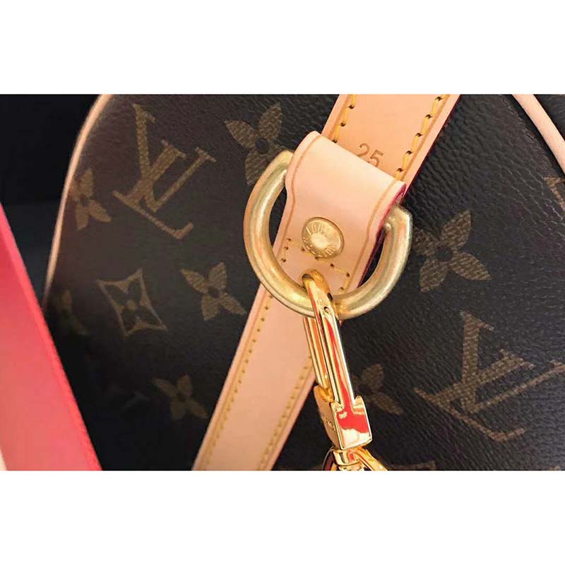 Louis Vuitton LV Women Speedy Bandoulière 25 in Signature Monogram Canvas-Brown