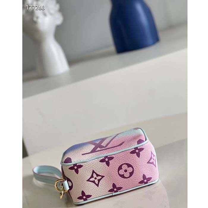 Louis Vuitton LV Women Wapity Case Sunrise Pastel Monogram Coated Canvas