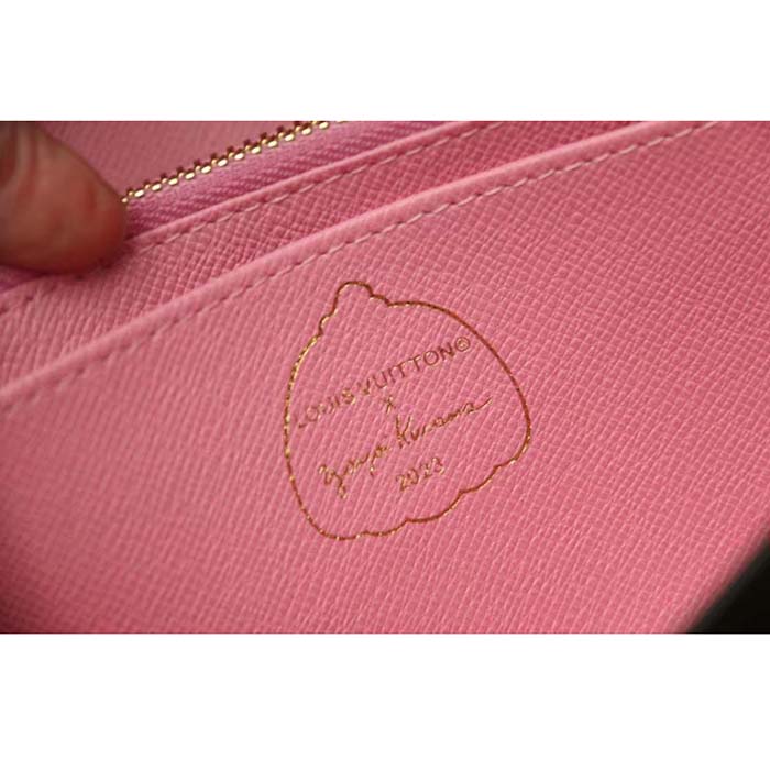 Louis Vuitton Unisex LV x YK Sarah Wallet Monogram Coated Canvas Pumpkin Print