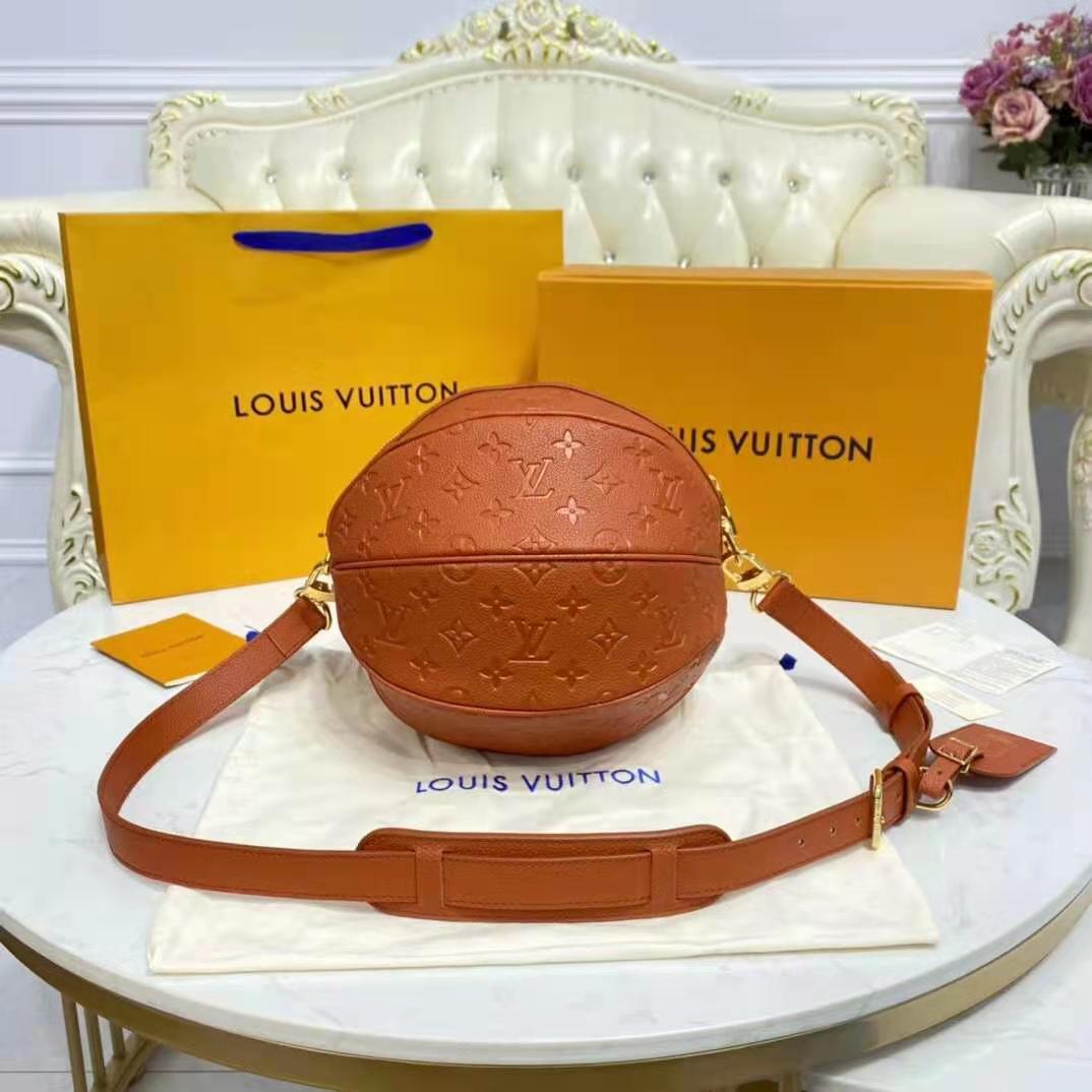 Louis Vuitton LV Unisex Ball in Basket LV x NBA Season 2 Brown Ball Grain Leather