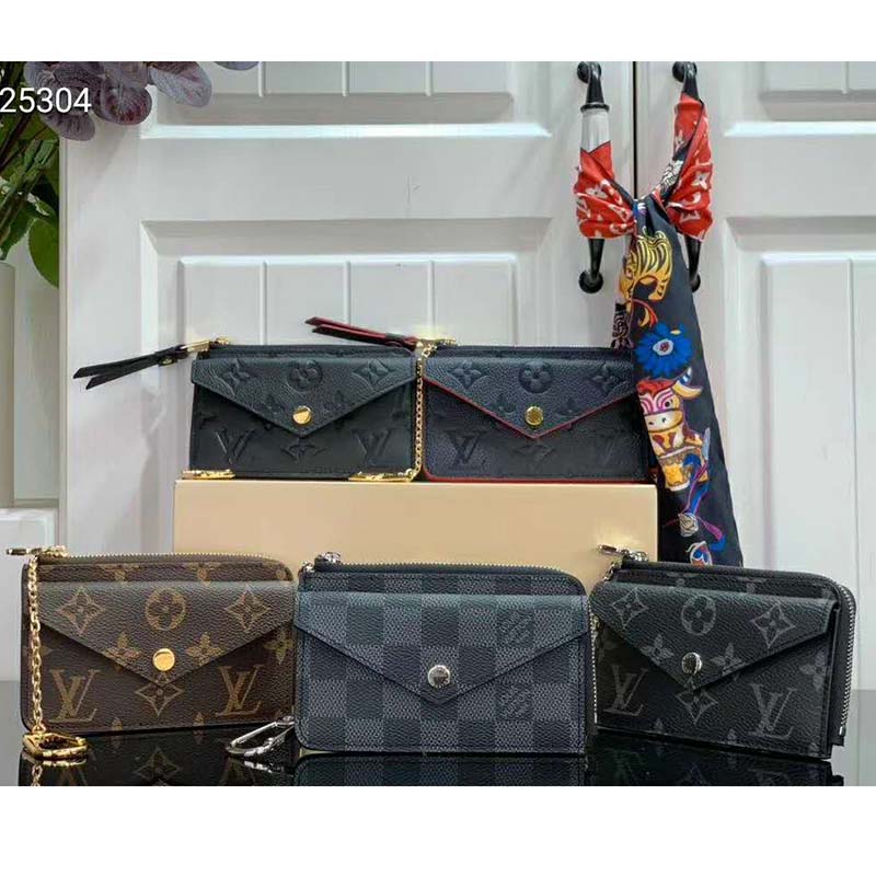 Louis Vuitton LV Unisex Card Holder Recto Verso Monogram Empreinte Leather