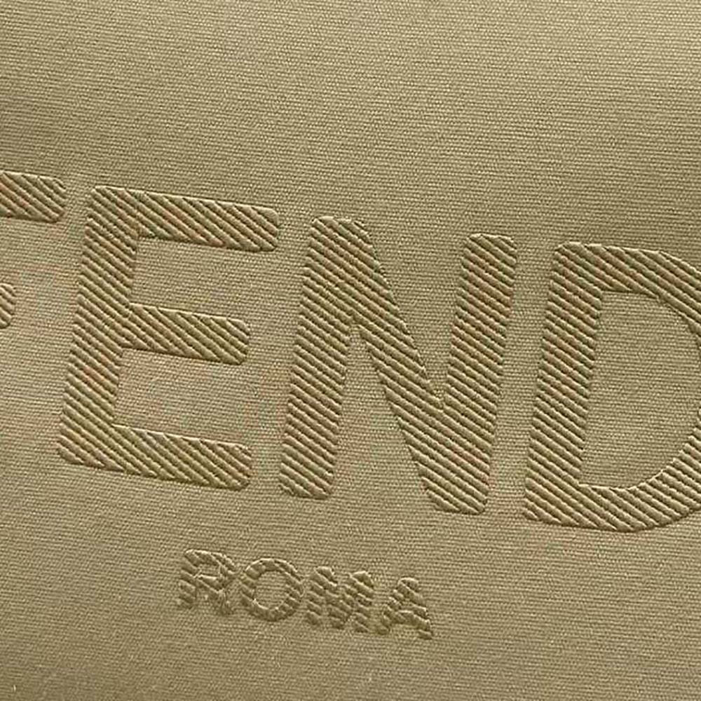 Fendi Women Fendi Sunshine Medium Beige Canvas Bag