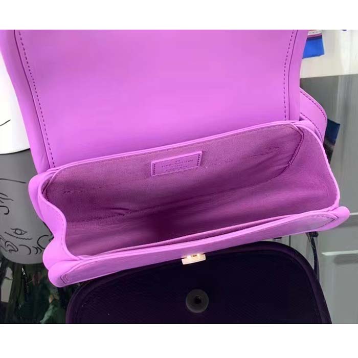 Louis Vuitton LV Women Hide Seek Lilas Provence Lilac Epi Grained Smooth Cowhide Leather