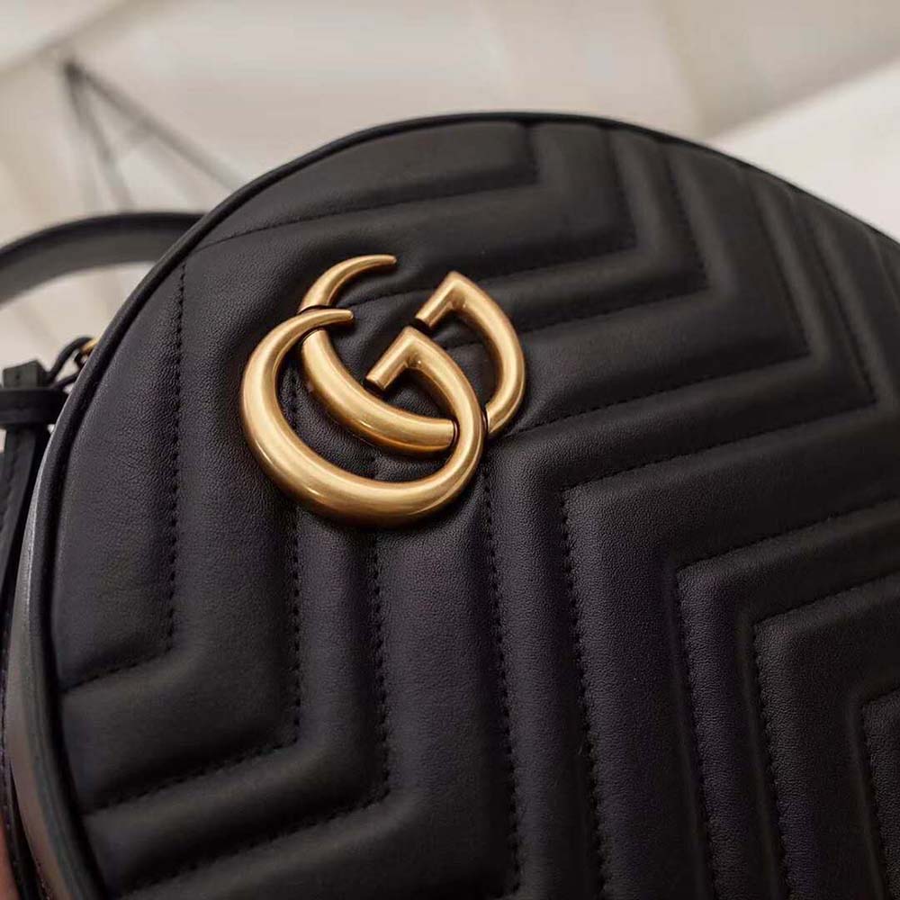 Gucci GG Women GG Marmont Quilted Leather Backpack