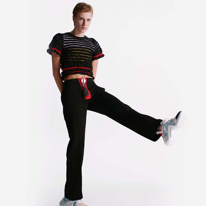 Louis Vuitton Women LV Archlight Sneaker Blue Gray Mix Materials 5 Cm Heel