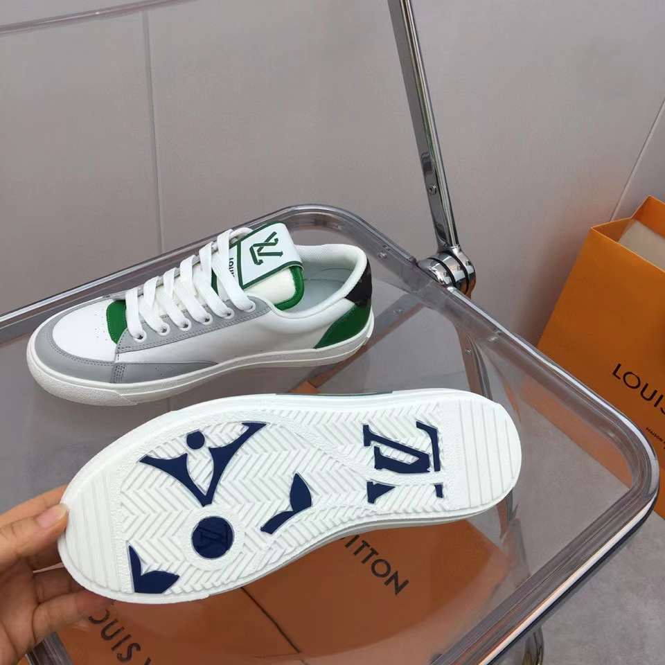 Louis Vuitton Unisex LV Charlie Sneaker Green Mix Recycled Bio-Based Sustainable Materials