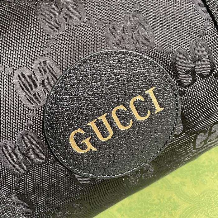 Gucci Unisex GG Off The Grid Duffle Bag Black GG Nylon