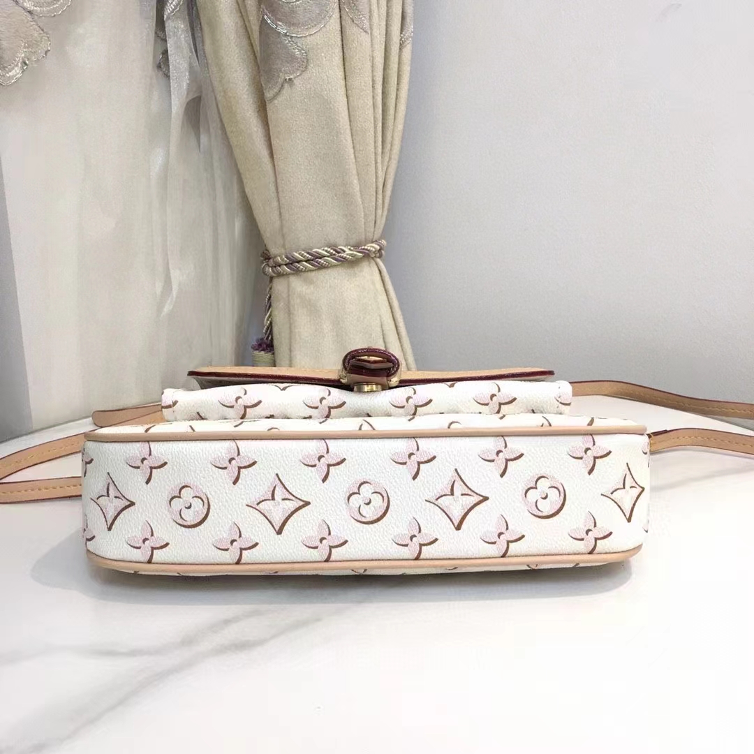 Louis Vuitton LV Women Maxi Multi Pochette Accessoires Handbag Beige Monogram Coated Canvas