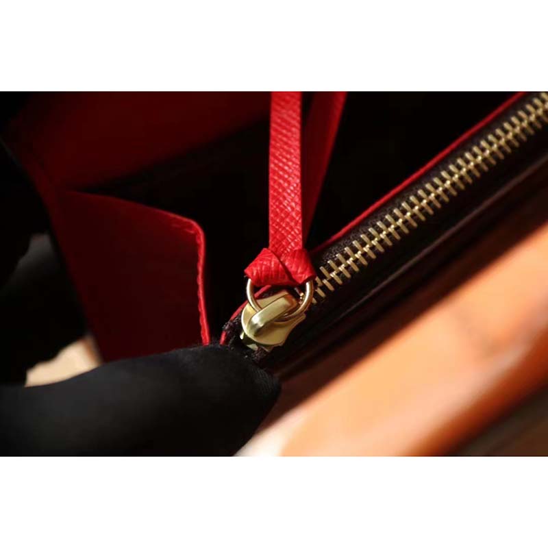 Louis Vuitton LV Unisex Emilie Wallet Rose Ballerine Pink Coated Canvas Grained Cowhide