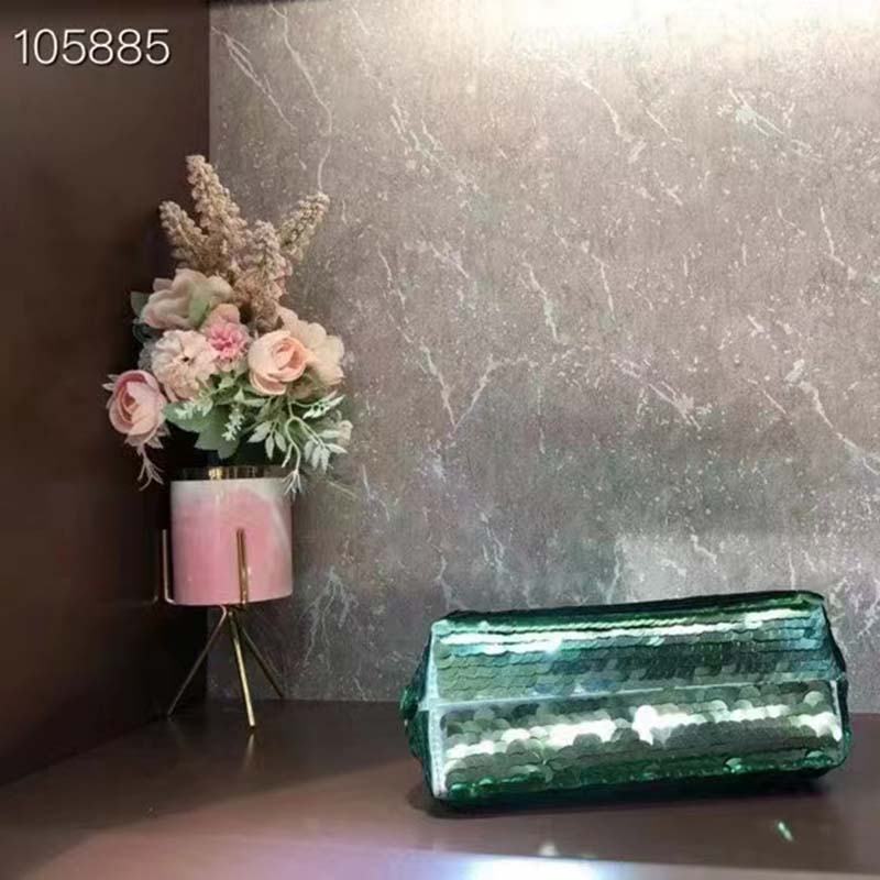 Fendi Women FF First Small Green Sequinned Bag