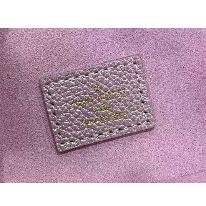 Louis Vuitton LV Women Micro Vanity Pearly Lilac Monogram Empreinte Embossed Supple Grained Cowhide