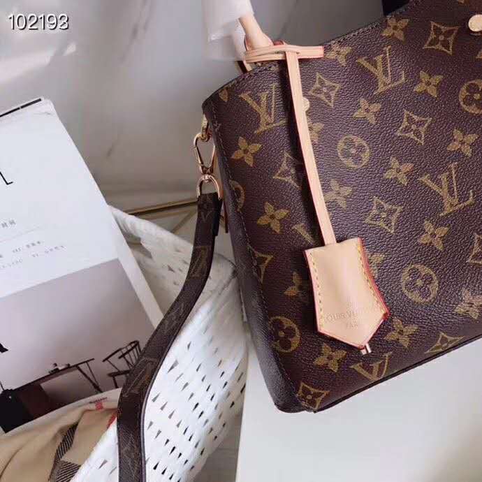 Louis Vuitton LV Women Montaigne BB Bag in Iconic Monogram Canvas-Brown