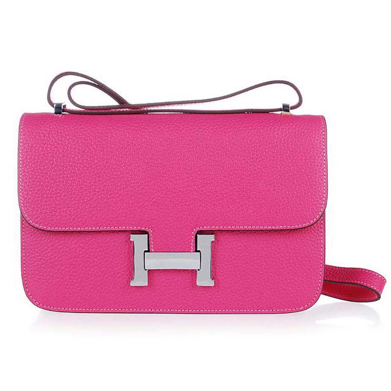Hermes Constance Elan Leather Shoulder Bag in Epsom Leather