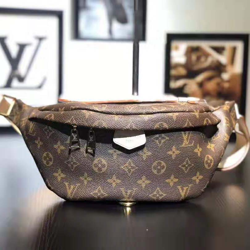 Louis Vuitton LV Women Bumbag in Monogram Canvas-Brown