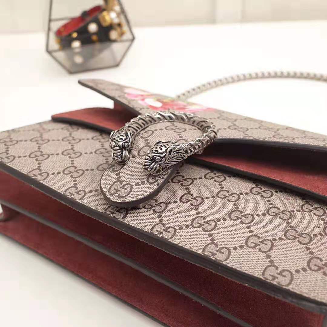 Gucci GG Women Dionysus Small GG Blooms Shoulder Bag