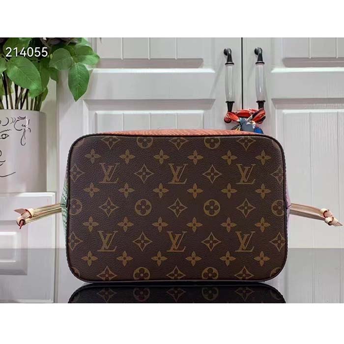 Louis Vuitton Women LVxYK NeoNoé MM Monogram Coated Canvas Pumpkin Print