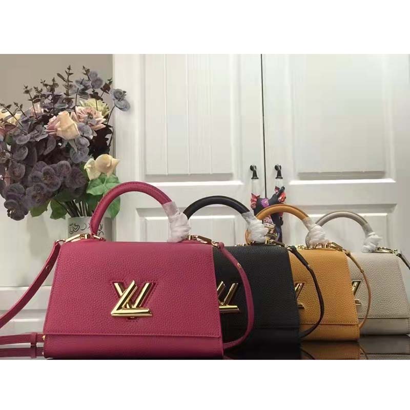 Louis Vuitton LV Women Twist One Handle BB Handbag Dragon Fruit Pink Taurillon