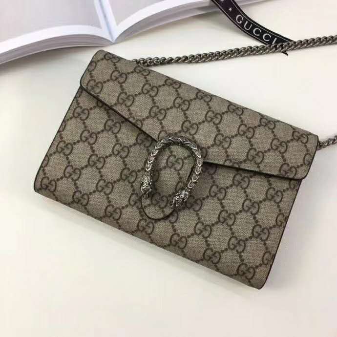 Gucci GG Women Dionysus GG Supreme Super Mini Bag